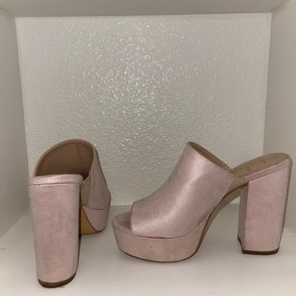 baby pink heels